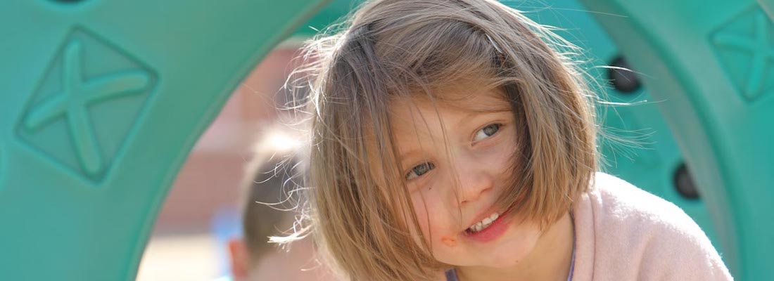 Student on the playground